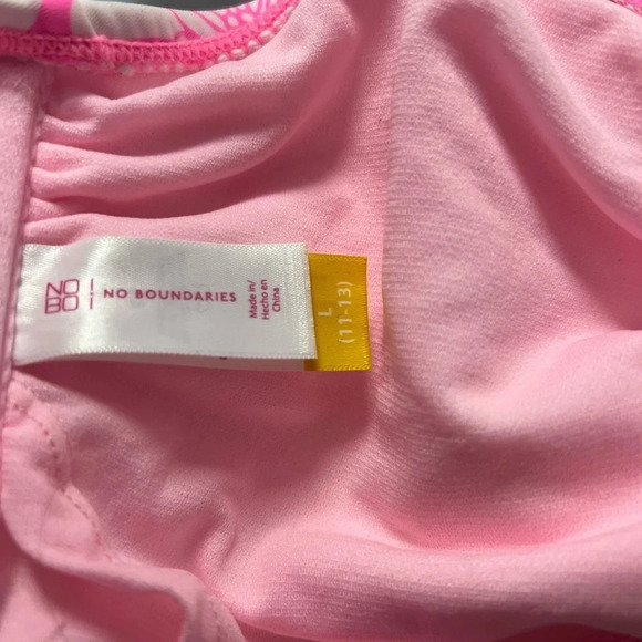 No Boundaries Ruffle Strap Floral Bandeau Swim Top - Picture 7 of 7